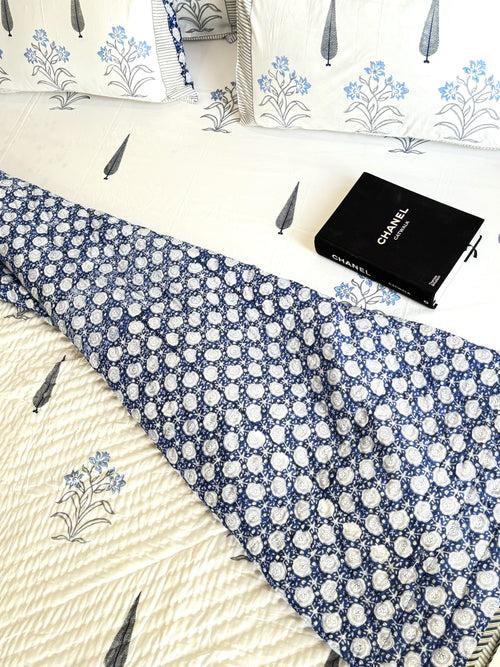 UDHAY HANDBLOCK PRINTED BEDDING SET