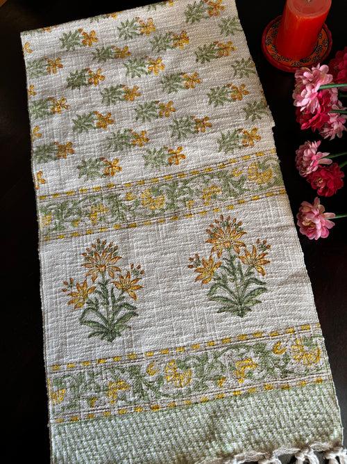 HAND BLOCK PRINTED TABLE RUNNER