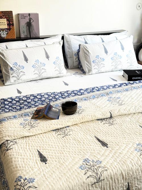 UDHAY HANDBLOCK PRINTED BEDDING SET