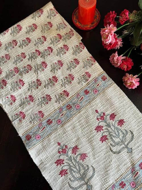 HAND BLOCK PRINTED TABLE RUNNER