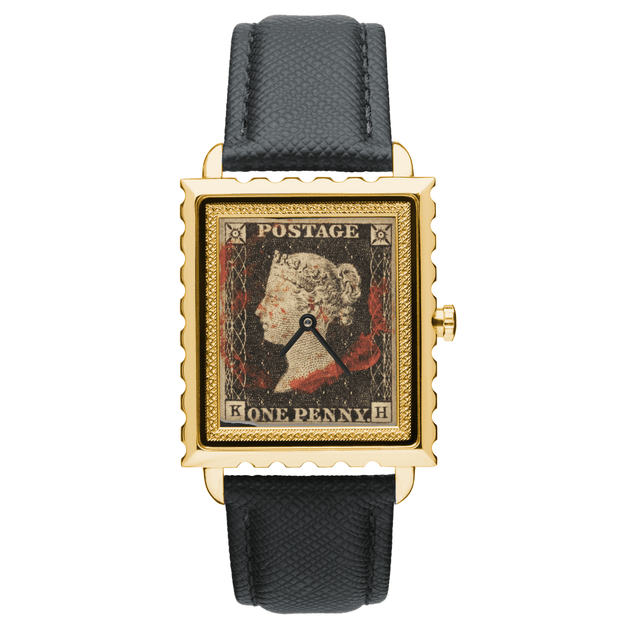 Penny Black Stamp Gold Watch