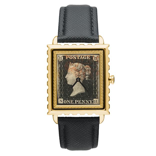 Penny Black Stamp Gold Watch