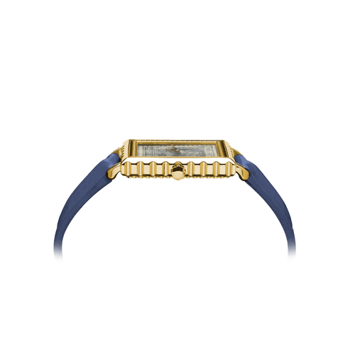 Blue Penny Stamp Gold Watch