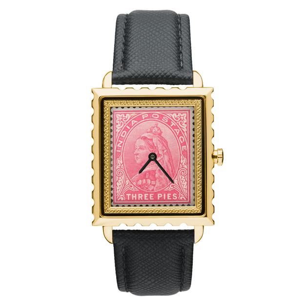 Queen Victoria Stamp Gold Watch