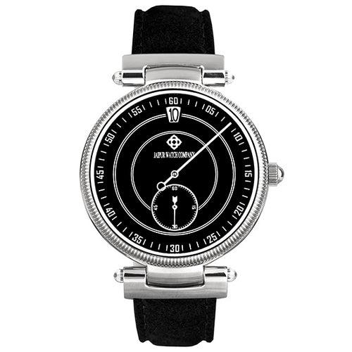 Couple Jumping Hour Watch - Black