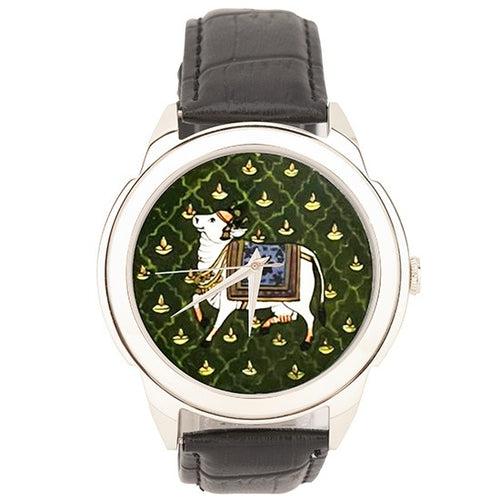 Mesmerizing Cow Art - Pichwai Watch (43mm)