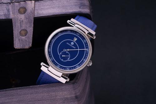 Couple Jumping Hour Watch - Blue