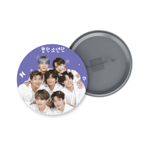 BTS OT7 Badge + Fridge Magnet