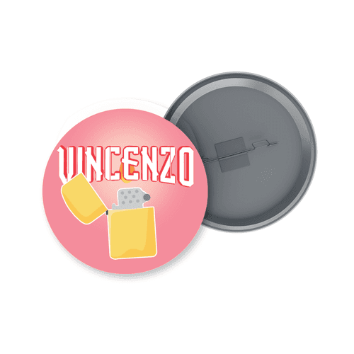 Vincenzo K-drama Badge + Fridge Magnet