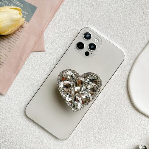 Lavish Rhinestone Love Phone Gripper