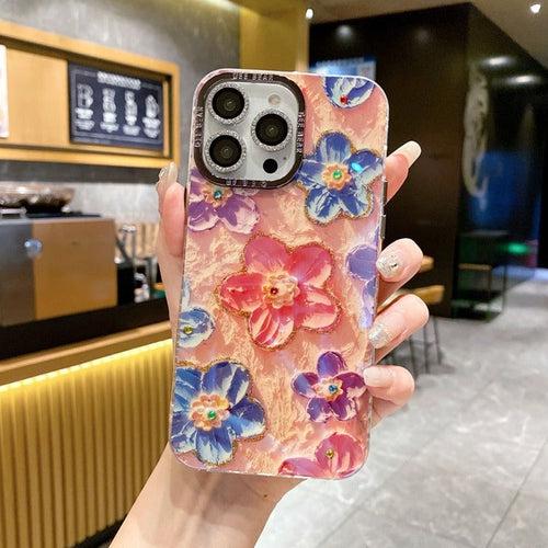 Radiant Flower Oil Painting Case