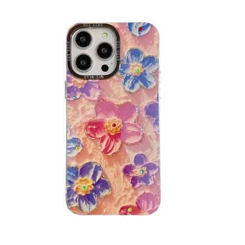 Radiant Flower Oil Painting Case