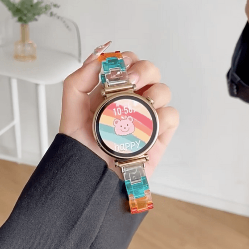 Rainbow Resin Trio Strain Galaxy Watch Strap