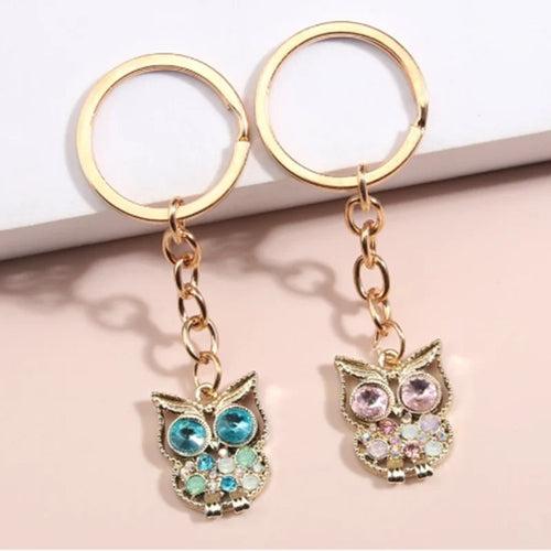 Magical Owl Enamel Keychain