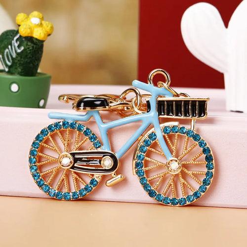 Cute Charming Bicycle Keychain