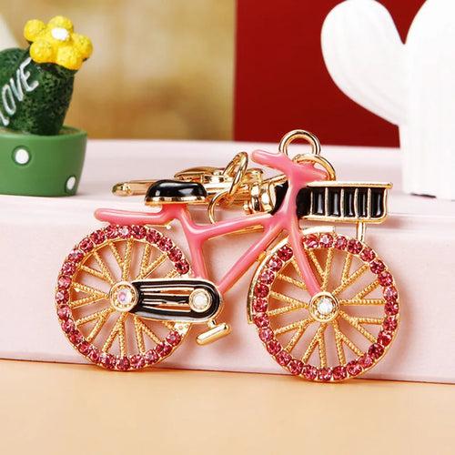 Cute Charming Bicycle Keychain