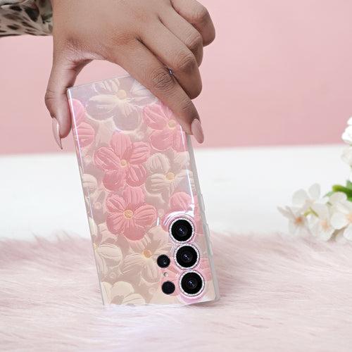Elegant Flowers Oil Painting Case - Samsung