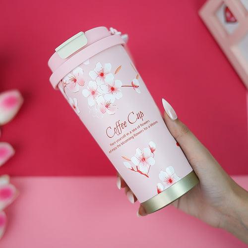 Cherry Blossom Dreams Coffee Tumbler