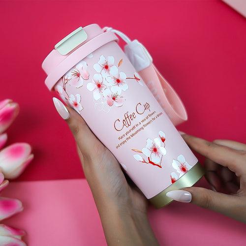 Cherry Blossom Dreams Coffee Tumbler