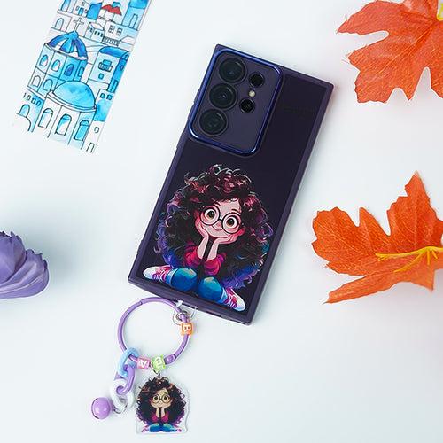 Charming Cute Girl Case - Samsung