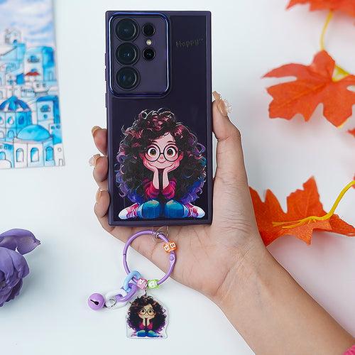 Charming Cute Girl Case - Samsung