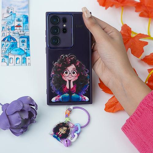 Charming Cute Girl Case - Samsung