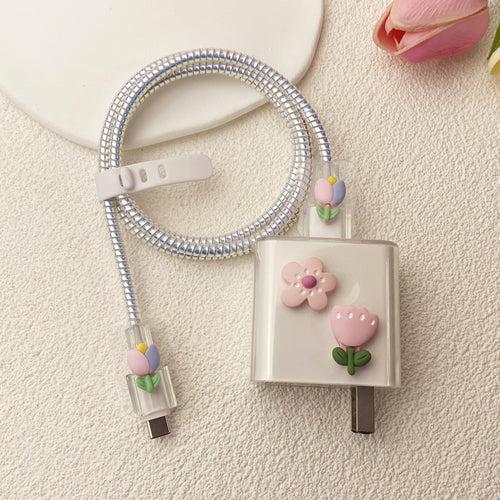 Floral Fantasia Charger Protector Set