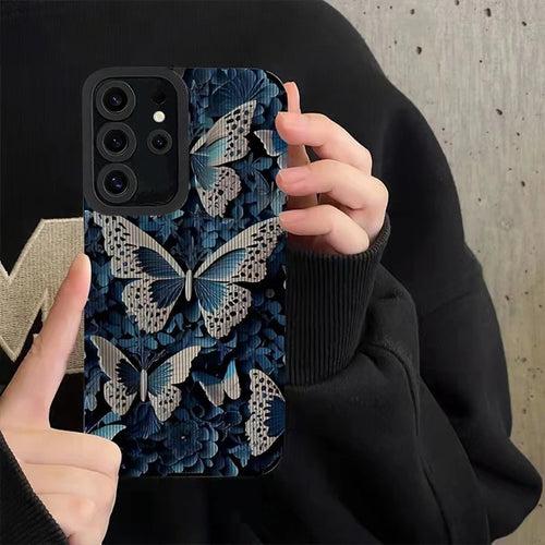 Whimsical Butterfly Print Shield Case - Samsung