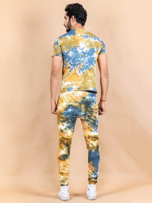 Coffee Addict Tie and Dye T-shirt and Joggers Co-Ord set