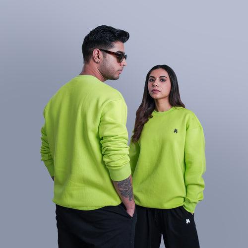 Acid Lime Oversized Sweatshirt