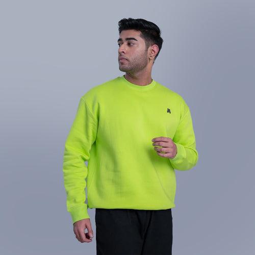 Acid Lime Oversized Sweatshirt