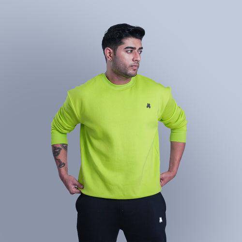 Acid Lime Oversized Sweatshirt