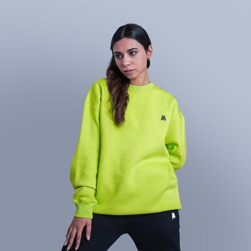 Acid Lime Oversized Sweatshirt