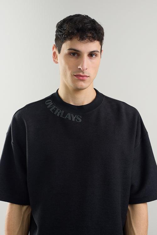 Textured OVRLS Arc Oversized T-shirt