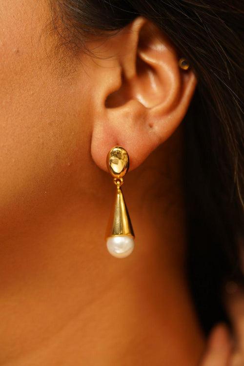 Roslyn Pearl Party Wear Earrings