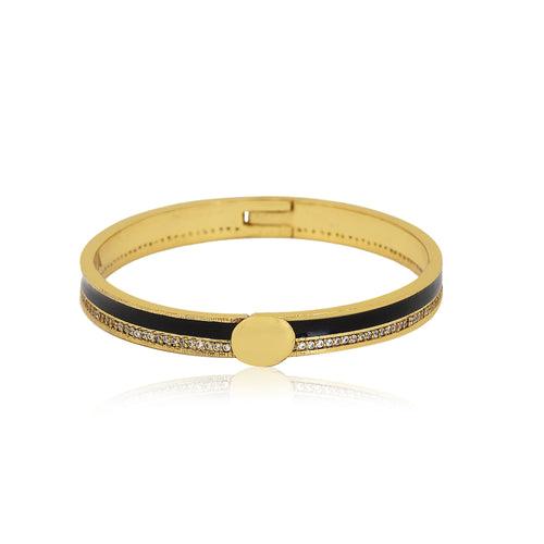 Black Radiant Bangle