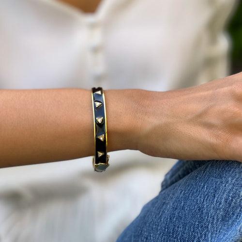 Black Polki Bangle