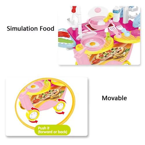 26 pcs Simulation Kitchen Playset for Little Chefs