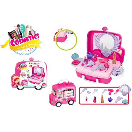 Bus Design 18 pcs Cosmetics Playset for Little Princess