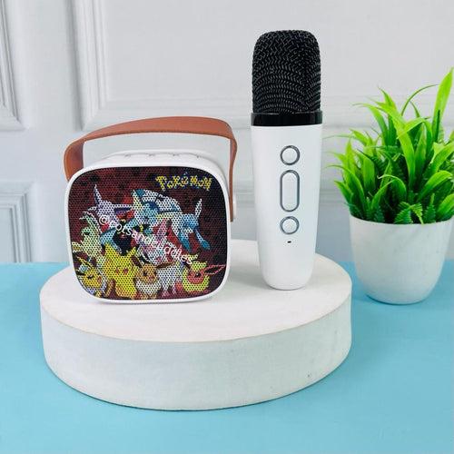 Sing-Along Fun: Kids' Karaoke Machine with Wireless Microphone and Bluetooth Speaker
