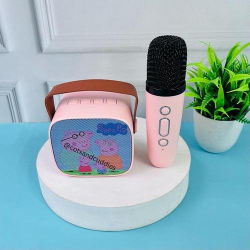 Sing-Along Fun: Kids' Karaoke Machine with Wireless Microphone and Bluetooth Speaker