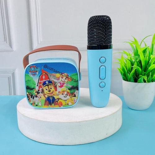 Sing-Along Fun: Kids' Karaoke Machine with Wireless Microphone and Bluetooth Speaker