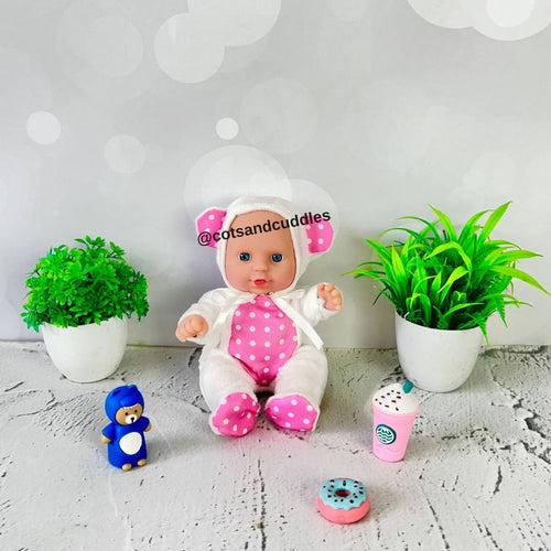 Boy Doll with Realistic Baby Sound for Girls (20cm) (Small) (1pc)