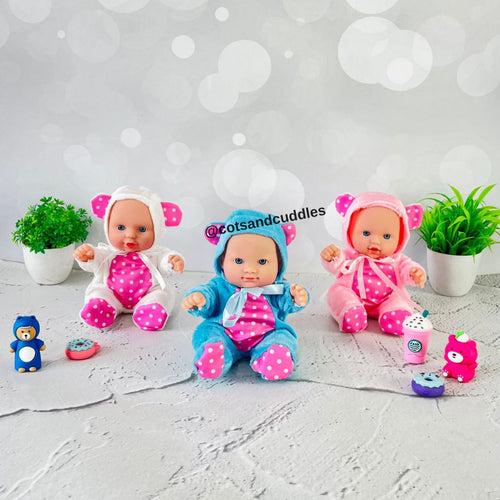 Boy Doll with Realistic Baby Sound for Girls (20cm) (Small) (1pc)