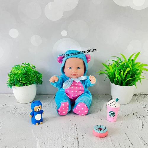 Boy Doll with Realistic Baby Sound for Girls (20cm) (Small) (1pc)