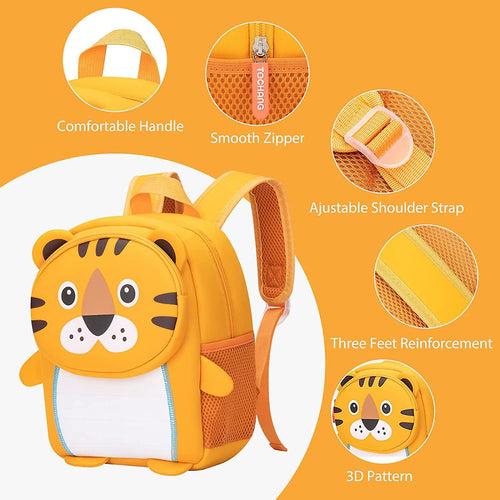 Kids School Bag Soft Plush Backpacks Cartoon Boys Girls Baby (2-5 Years) (TIGER)