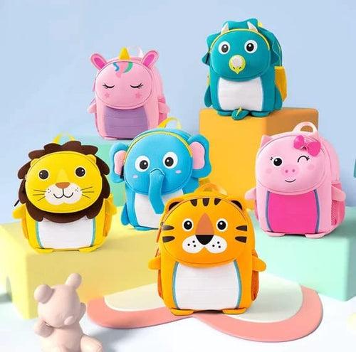 Kids School Bag Soft Plush Backpacks Cartoon Boys Girls Baby (2-5 Years) (ELEPHANT)