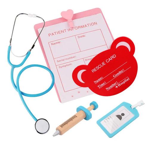 Little Healers: Children's Play House Doctor Toy Set with Simulation Medicine Bag