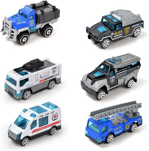 6pc Special Vehicle Alloy Model Car for Kids