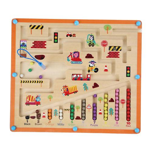 Colorful Magnetic Location Maze for Kids